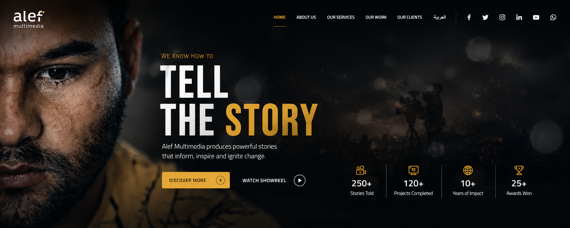 Alef Multimedia — Corporate Media Production Website