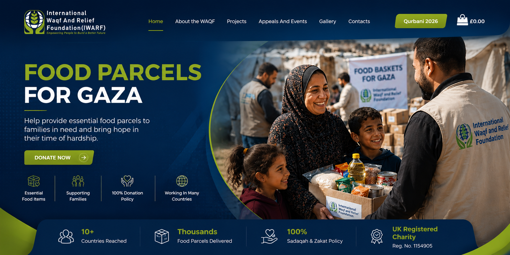 Alwqf — Islamic Endowment & Charity Donation Platform