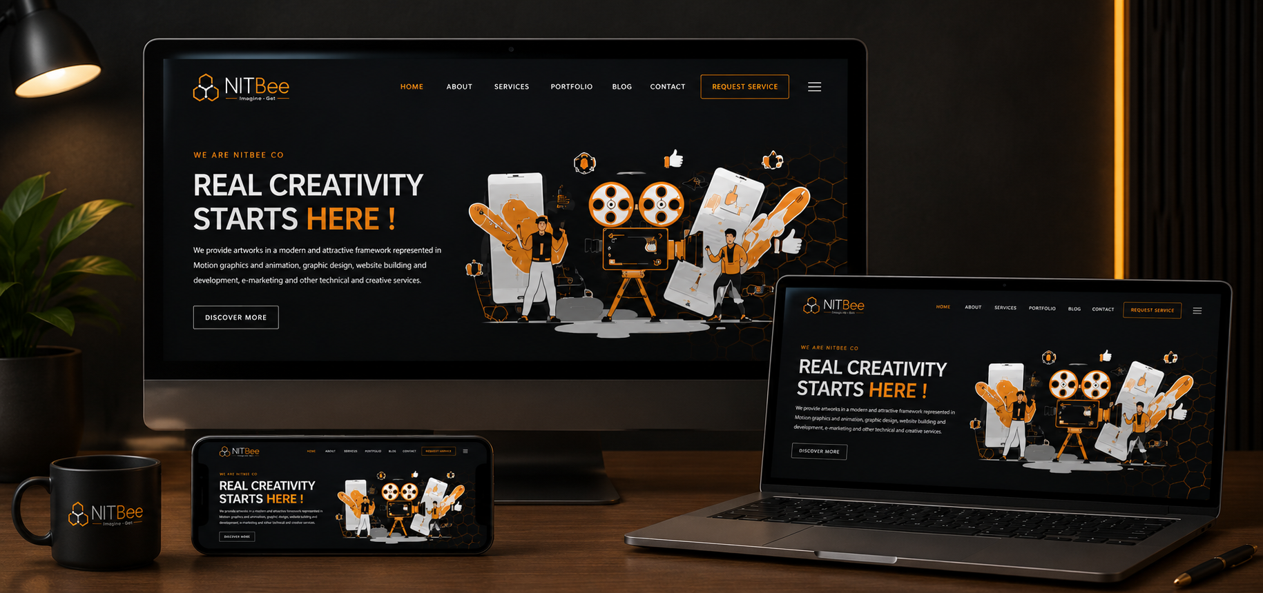 NITBee — Creative Digital Agency Corporate Website