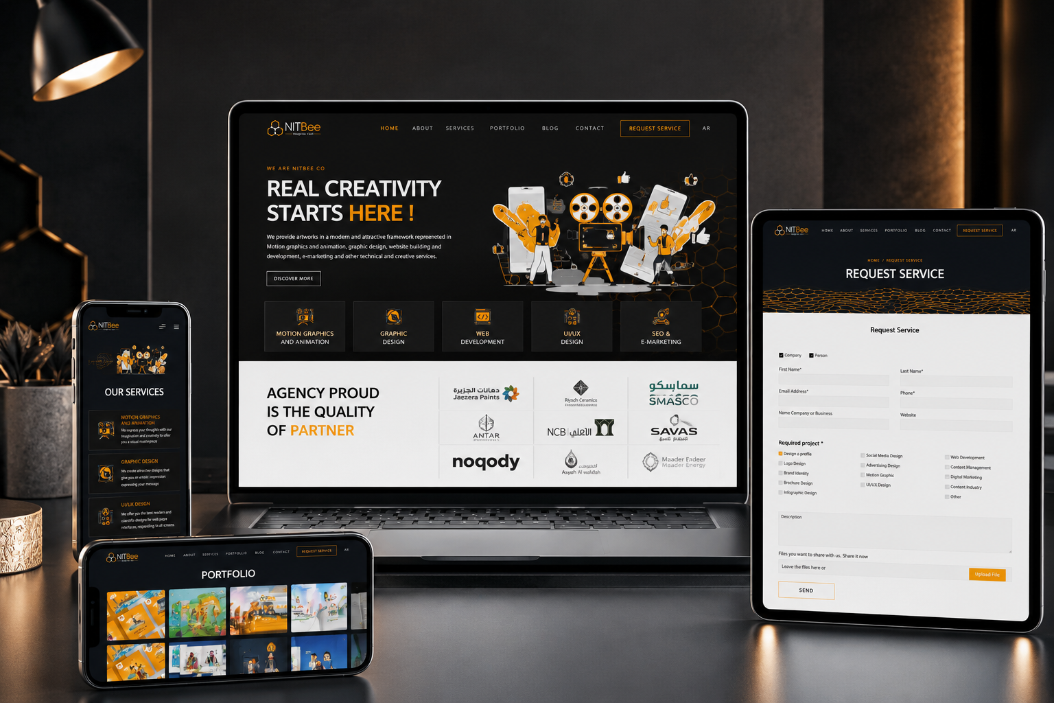 NITBee — Creative Digital Agency Corporate Website